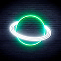 ADVPRO Planet Ultra-Bright LED Neon Sign fnu0257 - White & Green