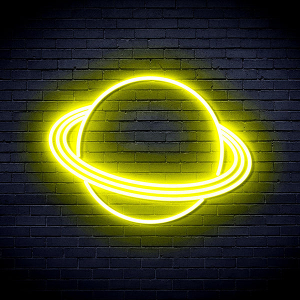 ADVPRO Planet Ultra-Bright LED Neon Sign fnu0257 - Yellow