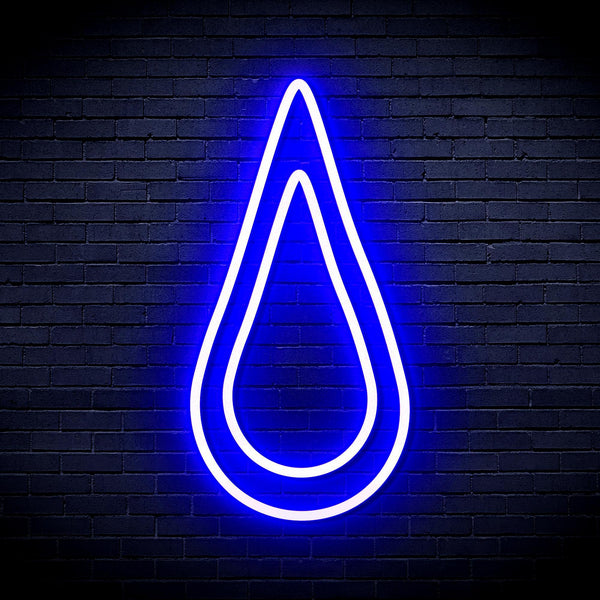 ADVPRO Rain Droplet Ultra-Bright LED Neon Sign fnu0262 - Blue
