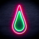ADVPRO Rain Droplet Ultra-Bright LED Neon Sign fnu0262 - Green & Pink