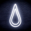 ADVPRO Rain Droplet Ultra-Bright LED Neon Sign fnu0262 - White