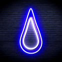 ADVPRO Rain Droplet Ultra-Bright LED Neon Sign fnu0262 - White & Blue