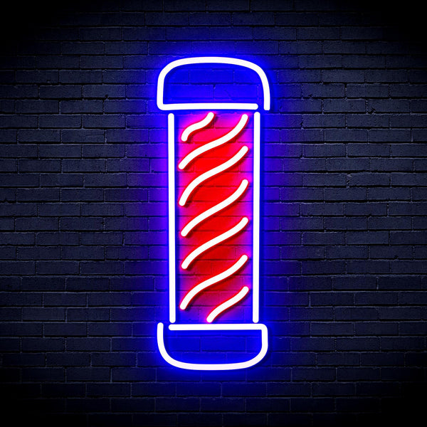 ADVPRO Barber Pole Ultra-Bright LED Neon Sign fnu0270 - Blue & Red