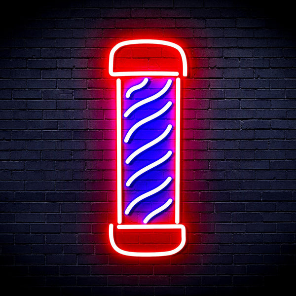ADVPRO Barber Pole Ultra-Bright LED Neon Sign fnu0270 - Red & Blue