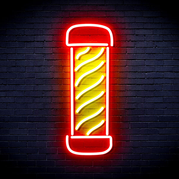 ADVPRO Barber Pole Ultra-Bright LED Neon Sign fnu0270 - Red & Yellow