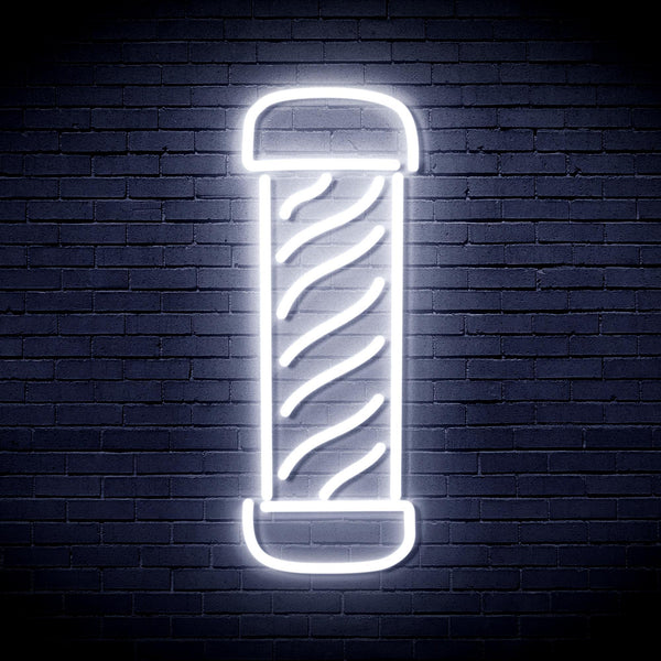 ADVPRO Barber Pole Ultra-Bright LED Neon Sign fnu0270 - White