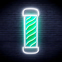 ADVPRO Barber Pole Ultra-Bright LED Neon Sign fnu0270 - White & Green