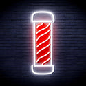 ADVPRO Barber Pole Ultra-Bright LED Neon Sign fnu0270 - White & Red