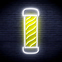 ADVPRO Barber Pole Ultra-Bright LED Neon Sign fnu0270 - White & Yellow