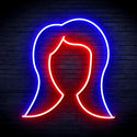 ADVPRO Lady Hair Style Ultra-Bright LED Neon Sign fnu0277 - Red & Blue