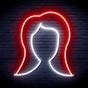 ADVPRO Lady Hair Style Ultra-Bright LED Neon Sign fnu0277 - White & Red