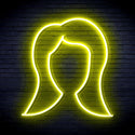 ADVPRO Lady Hair Style Ultra-Bright LED Neon Sign fnu0277 - Yellow