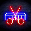 ADVPRO Scissors and Comb Ultra-Bright LED Neon Sign fnu0288 - Red & Blue