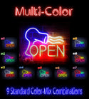 ADVPRO Barber OPEN with Hair Dryer Ultra-Bright LED Neon Sign fnu0296 - Multi-Color