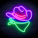 ADVPRO Cowboy Hat Ultra-Bright LED Neon Sign fnu0303 - Multi-Color 2