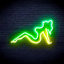 ADVPRO Sexy Lady Ultra-Bright LED Neon Sign fnu0309 - Green & Yellow