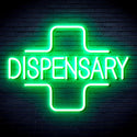 ADVPRO Dispensary with Cross Ultra-Bright LED Neon Sign fnu0327 - Golden Yellow