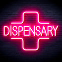 ADVPRO Dispensary with Cross Ultra-Bright LED Neon Sign fnu0327 - Pink