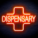 ADVPRO Dispensary with Cross Ultra-Bright LED Neon Sign fnu0327 - Orange
