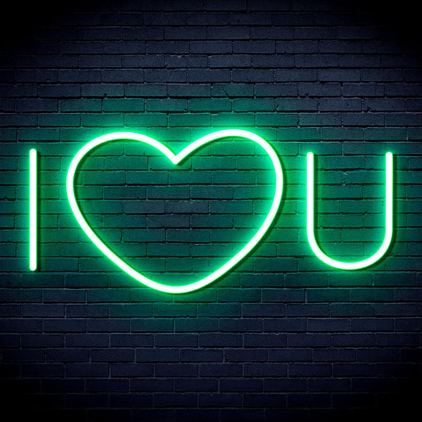 ADVPRO I Love You Ultra-Bright LED Neon Sign fnu0336 - Golden Yellow