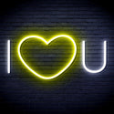 ADVPRO I Love You Ultra-Bright LED Neon Sign fnu0336 - White & Yellow