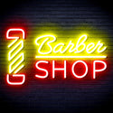 ADVPRO Barber Shop with Barber Pole Ultra-Bright LED Neon Sign fnu0355 - Red & Yellow