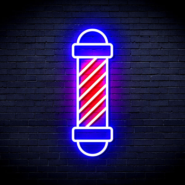 ADVPRO Barber Pole Ultra-Bright LED Neon Sign fnu0357 - Blue & Red