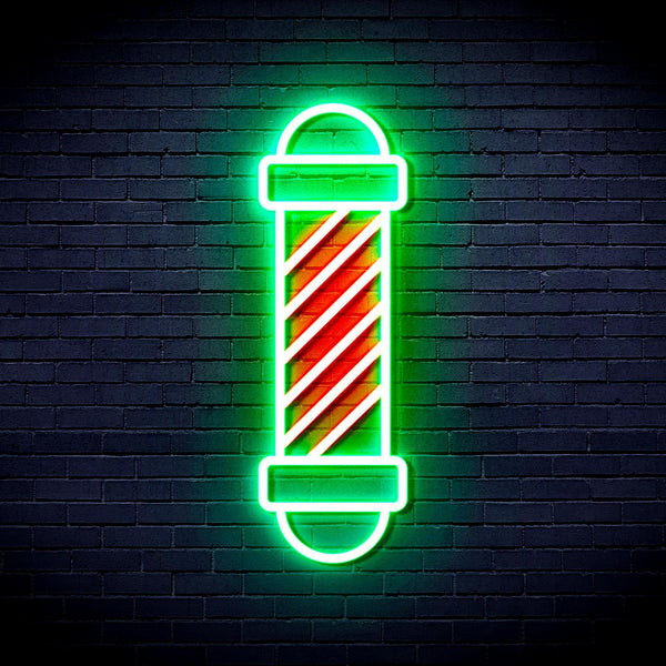 ADVPRO Barber Pole Ultra-Bright LED Neon Sign fnu0357 - Green & Red
