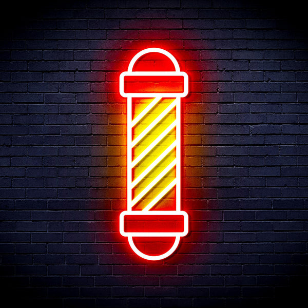 ADVPRO Barber Pole Ultra-Bright LED Neon Sign fnu0357 - Red & Yellow