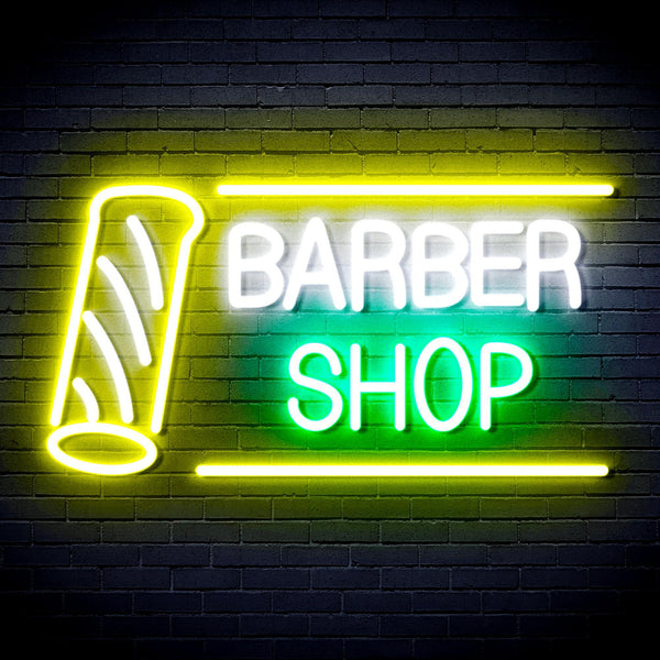 ADVPRO Barber Shop with Barber Pole Ultra-Bright LED Neon Sign fnu0360 - Multi-Color 8