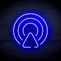 ADVPRO Radio Wave Ultra-Bright LED Neon Sign fnu0400 - Blue