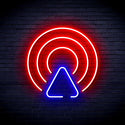 ADVPRO Radio Wave Ultra-Bright LED Neon Sign fnu0400 - Blue & Red