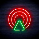 ADVPRO Radio Wave Ultra-Bright LED Neon Sign fnu0400 - Green & Red