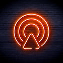 ADVPRO Radio Wave Ultra-Bright LED Neon Sign fnu0400 - Orange