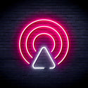 ADVPRO Radio Wave Ultra-Bright LED Neon Sign fnu0400 - White & Pink