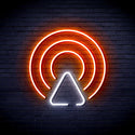 ADVPRO Radio Wave Ultra-Bright LED Neon Sign fnu0400 - White & Orange