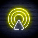ADVPRO Radio Wave Ultra-Bright LED Neon Sign fnu0400 - White & Yellow