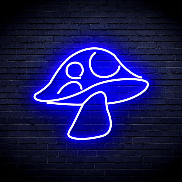 ADVPRO Mushroom Ultra-Bright LED Neon Sign fnu0401 - Blue