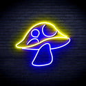 ADVPRO Mushroom Ultra-Bright LED Neon Sign fnu0401 - Blue & Yellow