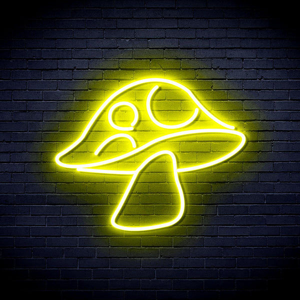 ADVPRO Mushroom Ultra-Bright LED Neon Sign fnu0401 - Yellow