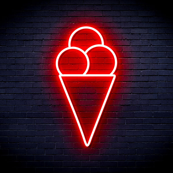 ADVPRO Ice-cream Ultra-Bright LED Neon Sign fnu0421 - Red