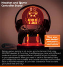 ADVPRO Skull Game Combine Together Gamer LED neon stand hgA-j0057