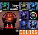ADVPRO Game Start - Monster Icon Gamer LED neon stand hgA-j0052 - Color