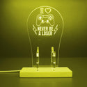 ADVPRO I Love Game, Never Be a Loser Gamer LED neon stand hgA-j0001 - Yellow