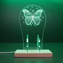 ADVPRO Beautiful Butterfly with Surrounding Stars Gamer LED neon stand hgA-j0015 - Green