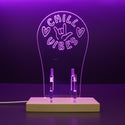 ADVPRO Chill Vibes Gamer LED neon stand hgA-j0029 - Purple
