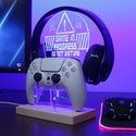 ADVPRO Game in Progress,  Do Not Disturb! Gamer LED neon stand hgA-j0034 - Blue