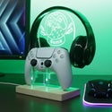 ADVPRO Game Controller Inside The Snow Globe Gamer LED neon stand hgA-j0044 - Green
