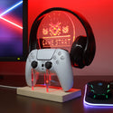 ADVPRO Game Start - Monster Icon Gamer LED neon stand hgA-j0052 - Red