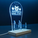 ADVPRO Game Start - Monster Icon Gamer LED neon stand hgA-j0052 - Sky Blue